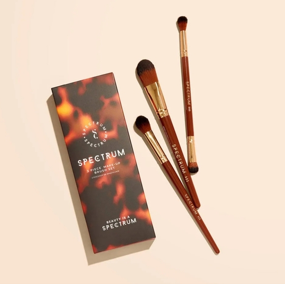 Pantherine 3 Piece Makeup Brush Set - Picture 1 of 3